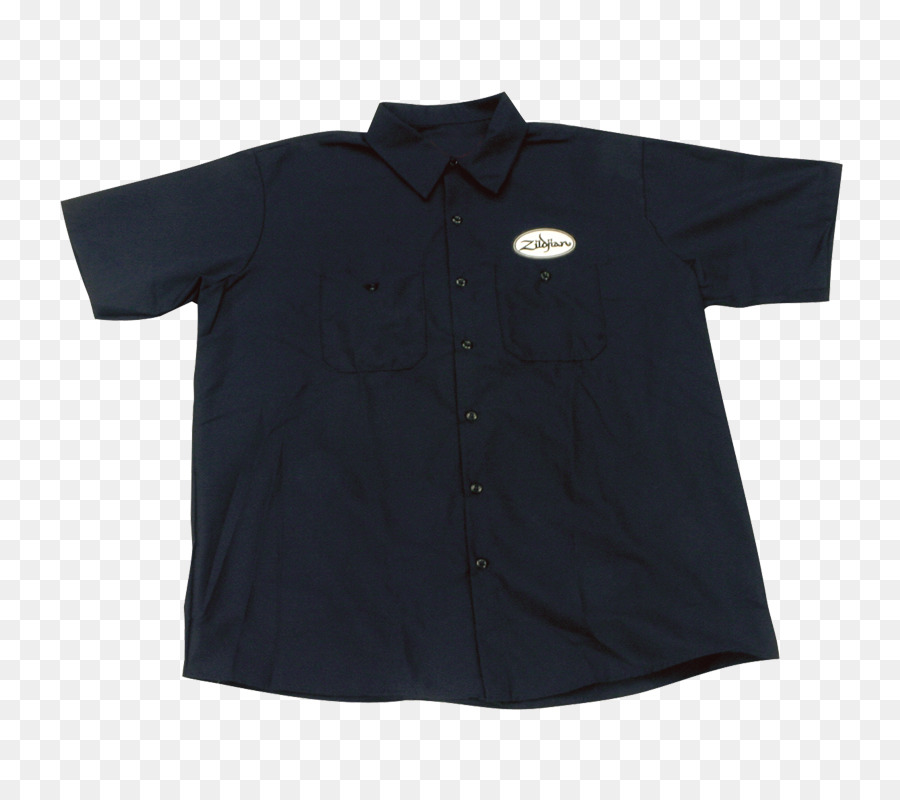 Camicetta T-shirt Manica Bottone del Colletto - Maglietta