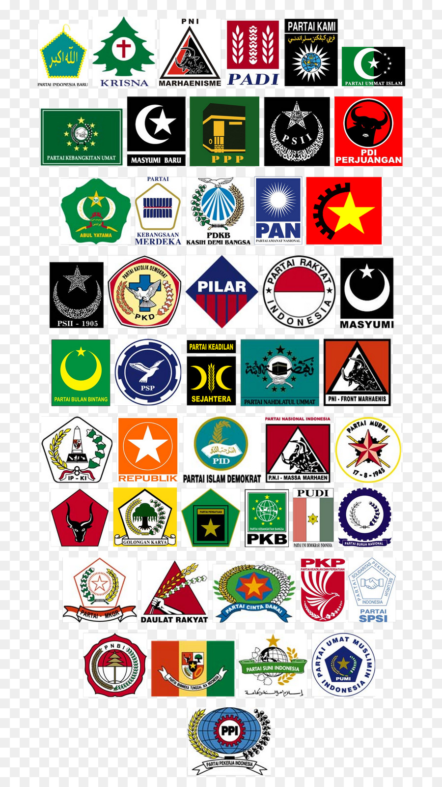 Logo Lavoratori Indonesiani' Partito Emblema Del Marchio - linea