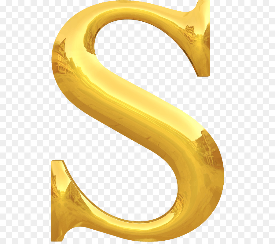 Lettera Alfabeto Clip art - oro font
