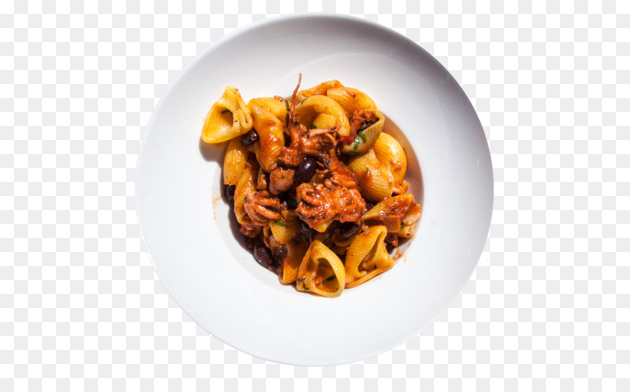 Spaghetti alla puttanesca Bandnudeln Recipe Seafood - Aquarell pasta