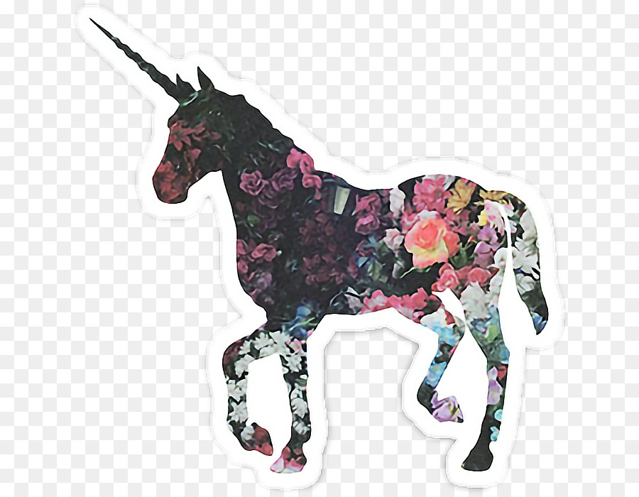 Sfondo Del Desktop Fotografia Tela - floreale unicorno