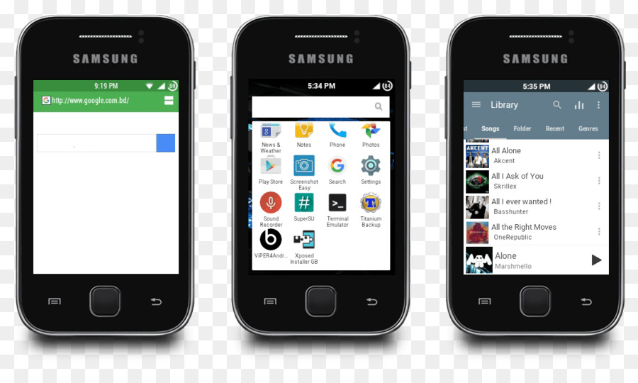 Smartphone Samsung Galaxy Y, telefono di Sviluppatori XDA della ROM - smartphone