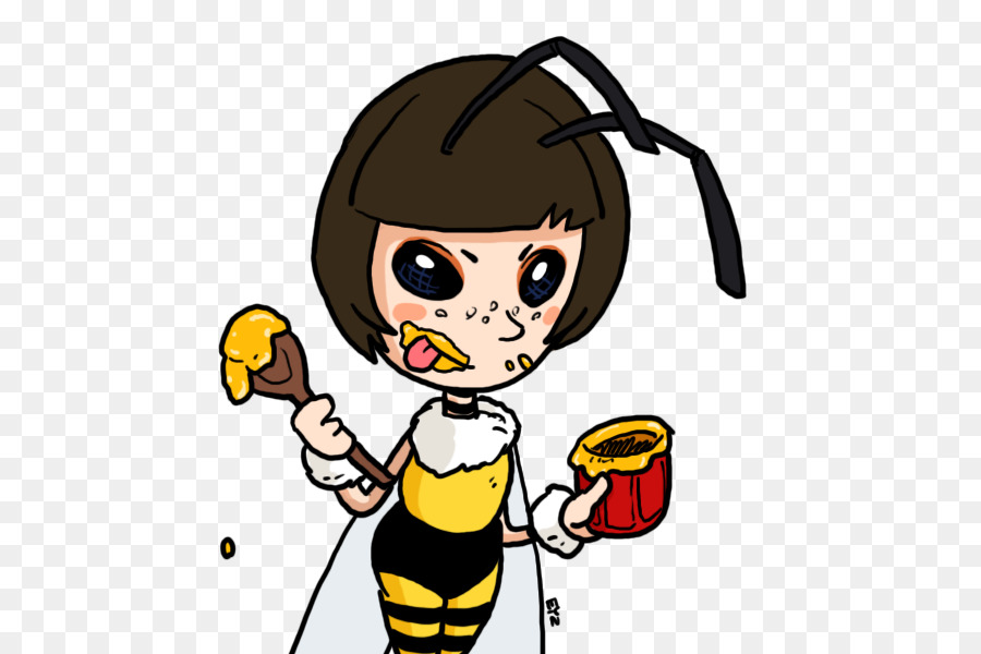 Wirbeltieren, Insekten Linie-clipart - Honig cartoon