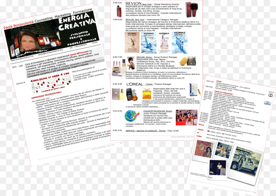 Curriculum vitae Kreativität Werbung Industrial design Broschüre - pb und j
