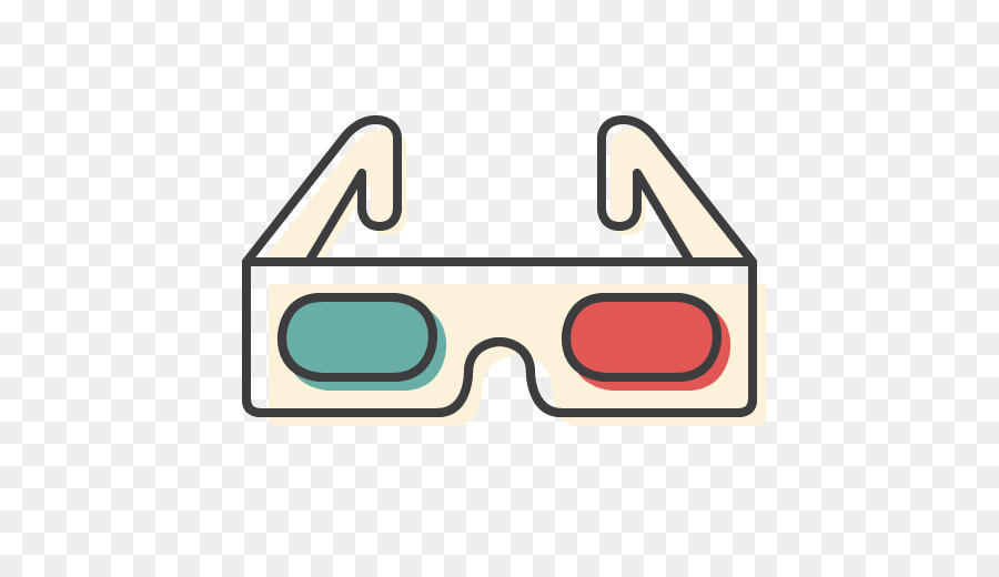 Kính 3D-Brille Vẽ Clip nghệ thuật - đeo kính