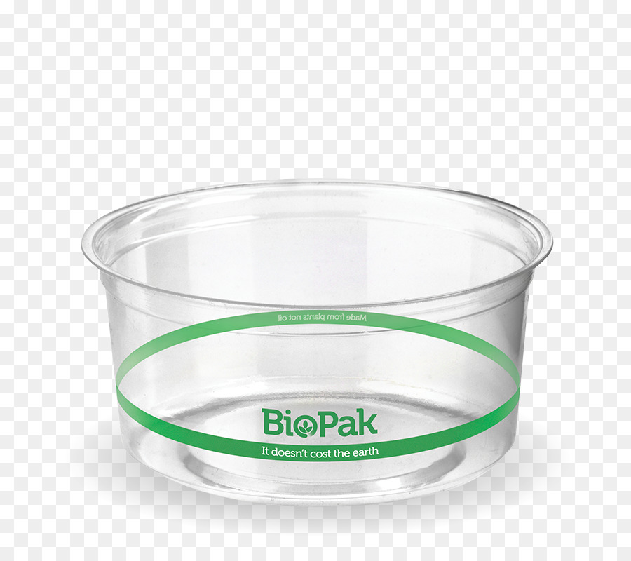 BioPak-Schüssel-Geschirr-Glas-Kunststoff - Glas