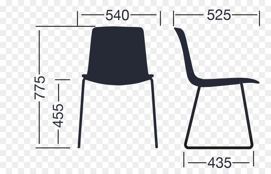 Büro & Schreibtisch Stühle Tisch Polypropylen Stapelstuhl Menschliche Faktoren und Ergonomie - Tabelle