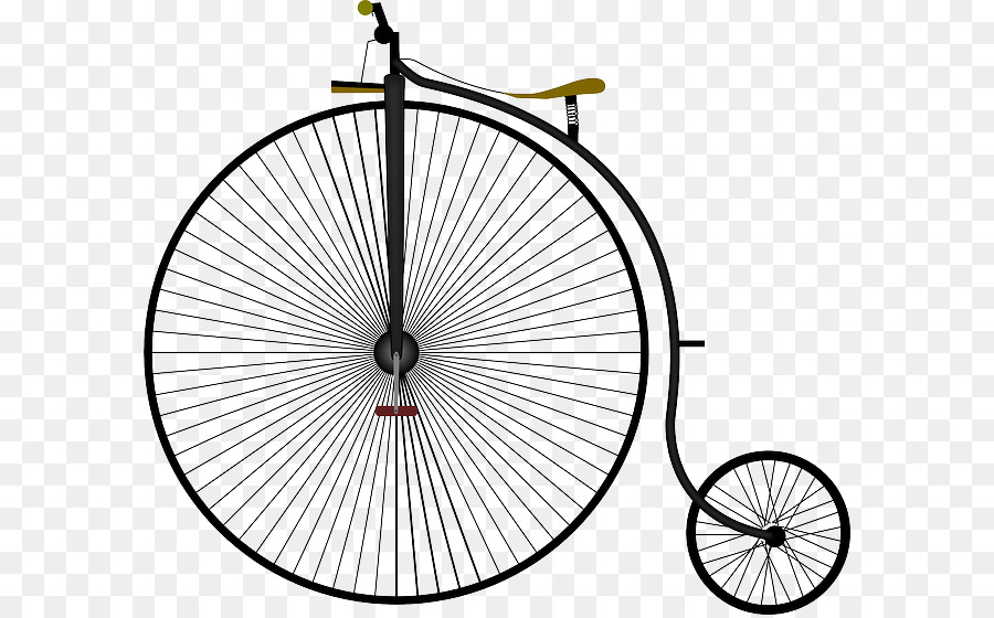 Penny-farthing xe Đạp xe Đạp Clip nghệ thuật - Xe đạp