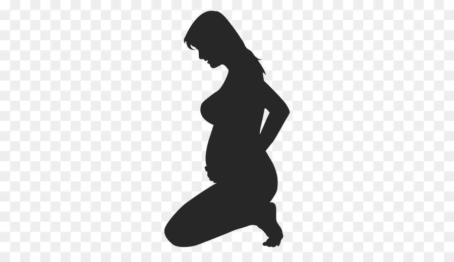 Schwangerschaft Silhouette Frau Beschleunigung - Schwangerschaft