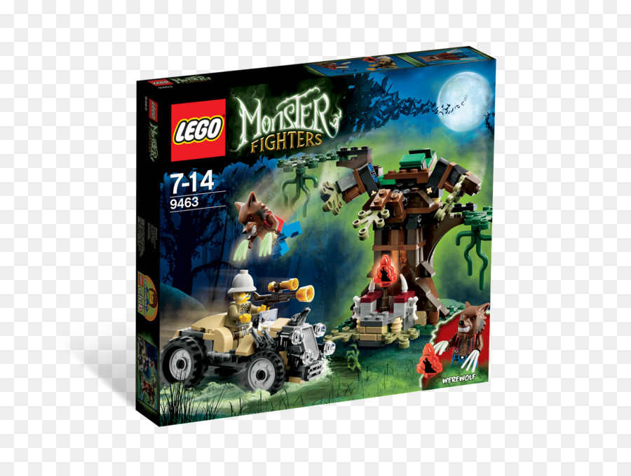 Lego Monster Fighters Amazon.com Lego minifigure Lego Racers lupo Mannaro - Lupo mannaro