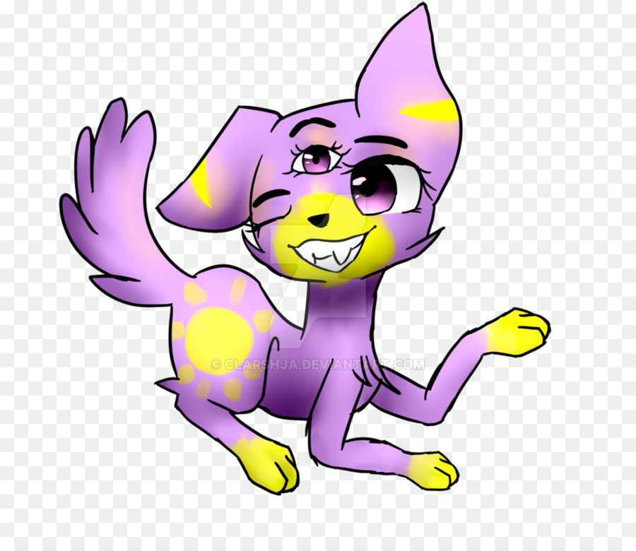 Cartoon Purple