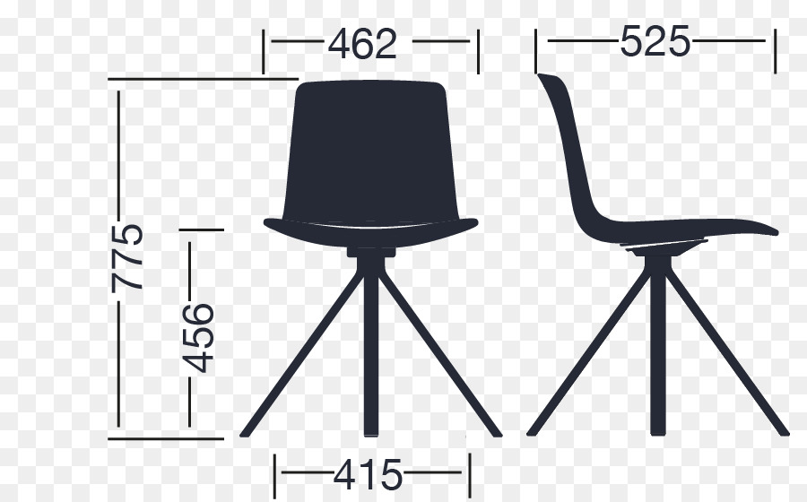 Büro & Schreibtisch Stühle Polypropylen Stapelstuhl Armlehnen - Stuhl