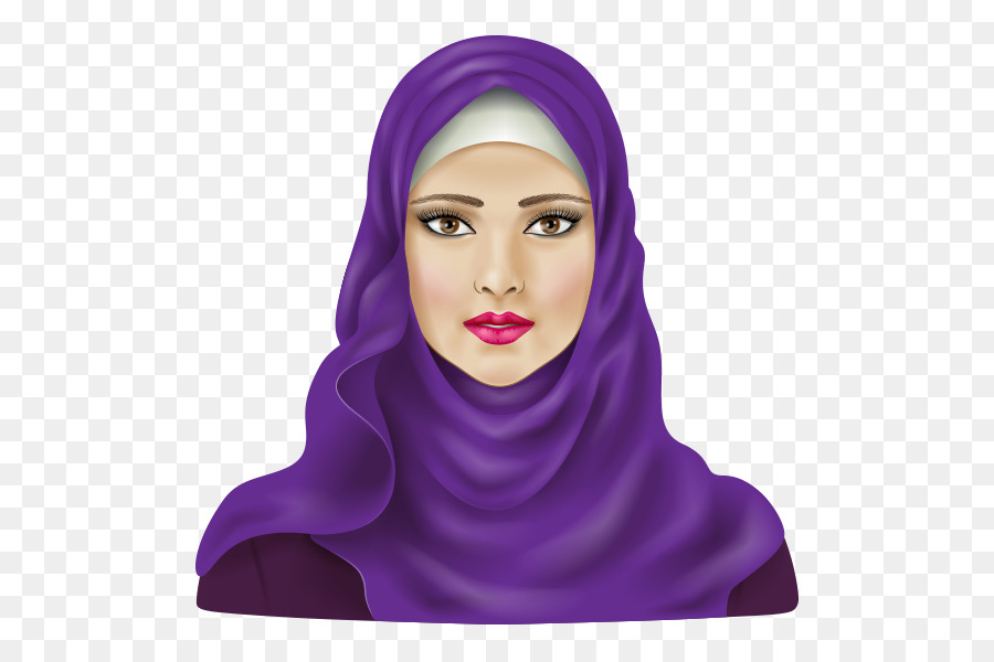 Zeichnung Islam Muslim Hijab - Islam
