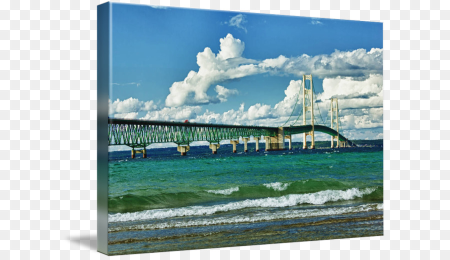 Folgende: Mackinac Bridge folgende: Mackinac County, Michigan, Imagekind Brücke–tunnel - Brücke