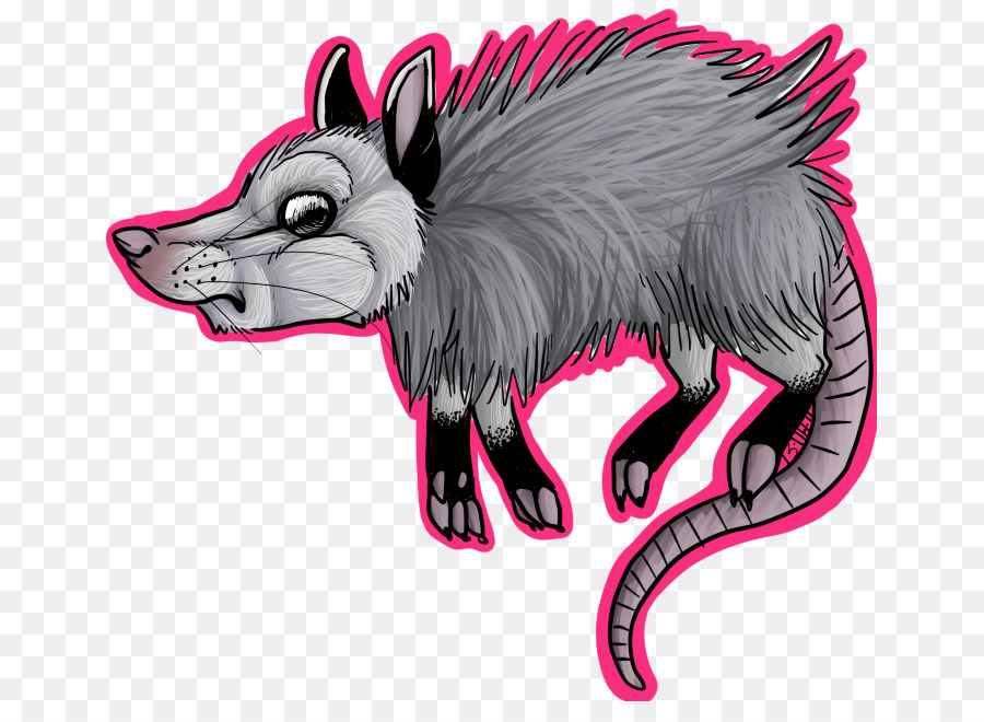 Gemeinsame opossum Zeichnung Cartoon - Elch cartoon