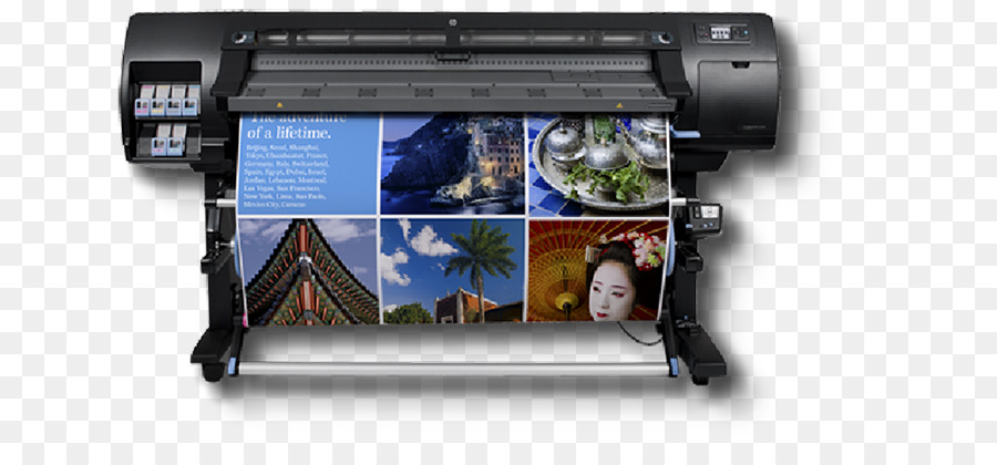 Hewlett-Packard-Wide-format-Drucker, Plotter Tinte - canvas material