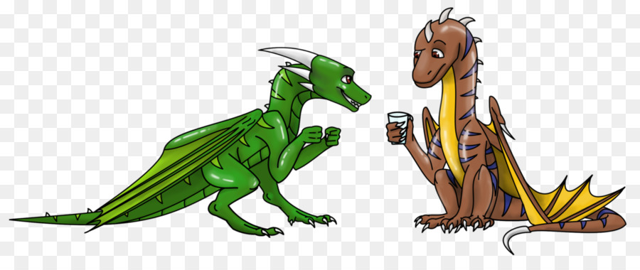 Dragon Cartoon Aussterben - Drachen