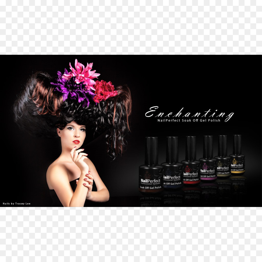 Parfüm-Werbung, Wimpern, Haare färben Pink M - make up Modell