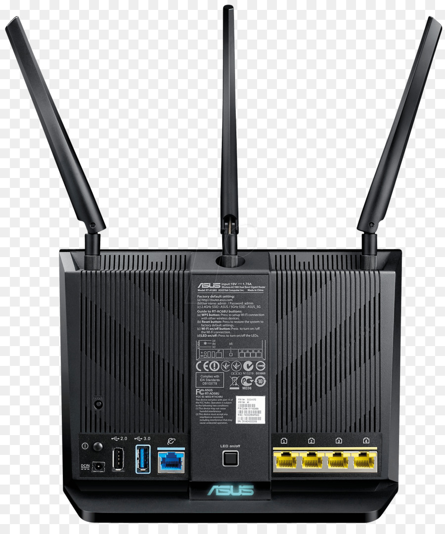 ASUS RT-AC68U router Wireless IEEE 802.11 ac ASUS RT-AC1900P - altri