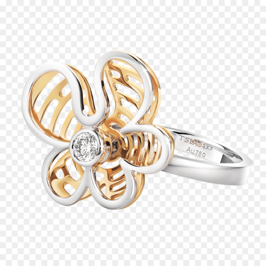 Ring Corpo Gioielli Argento Platino - anello di materiale