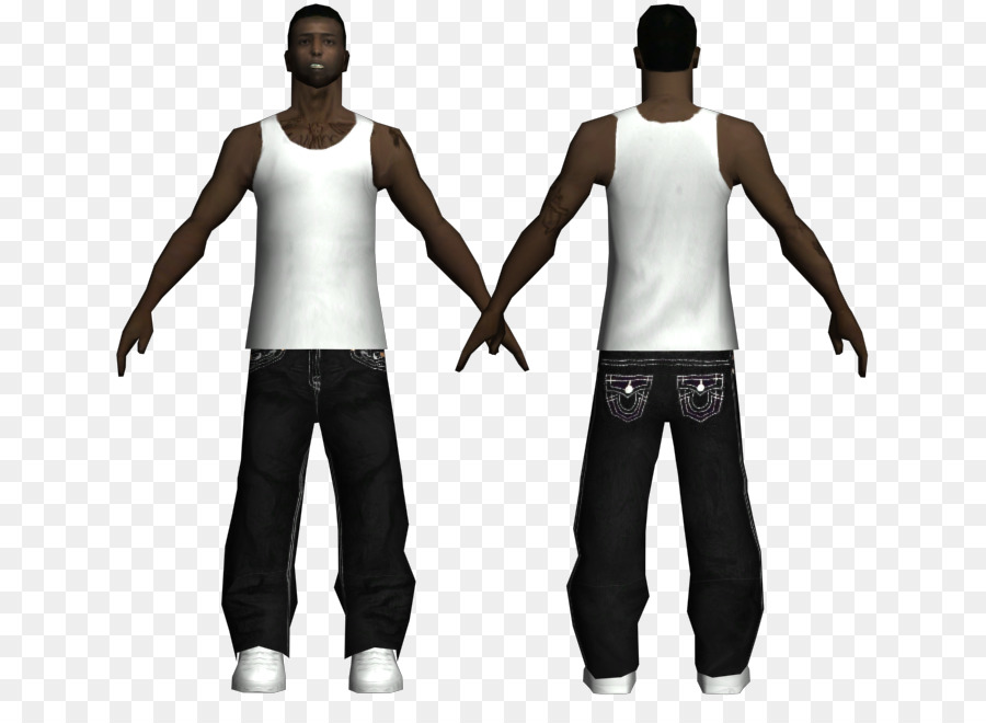 Grand Theft Auto: San Andreas T shirt Schulter Ärmel Oberbekleidung - T Shirt