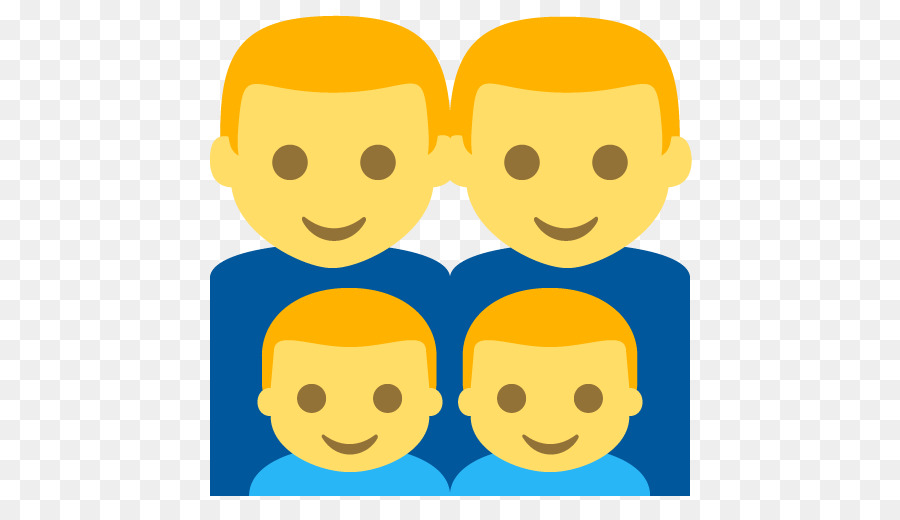 Smiley Emoji Famiglia, Neonato, Bambino - sorridente