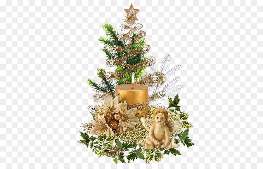 Natale, albero di Natale, ornamento di Natale, decorazione Candela - albero di natale