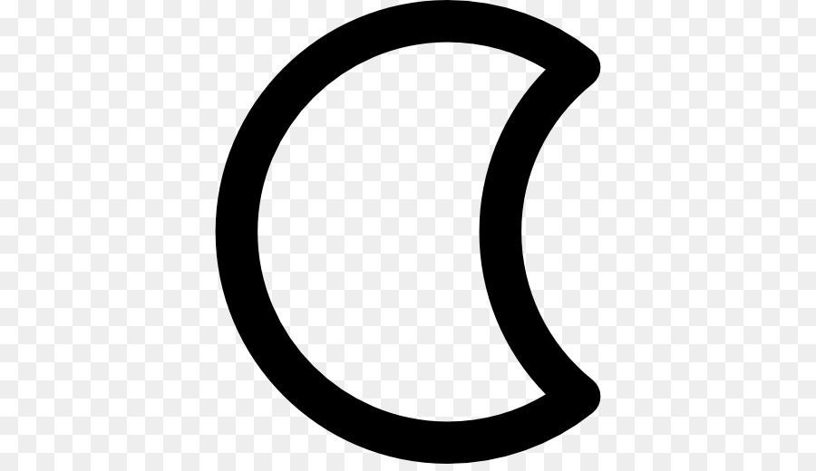 Cerchio Bianco Crescent Clip art - cerchio
