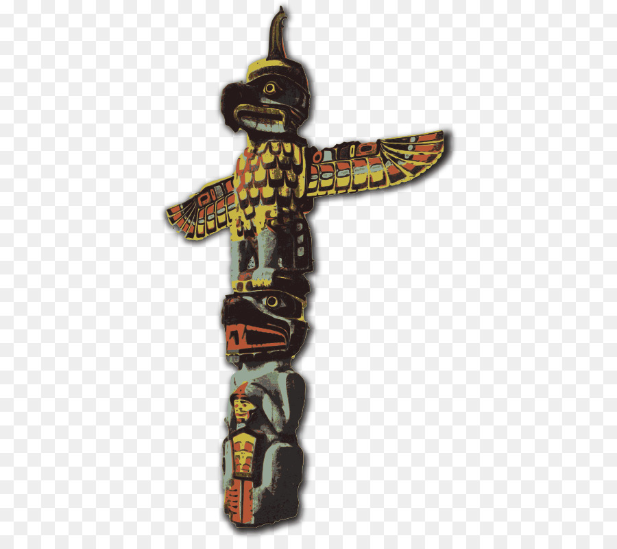 Cột Totem Clip nghệ thuật - cột totem