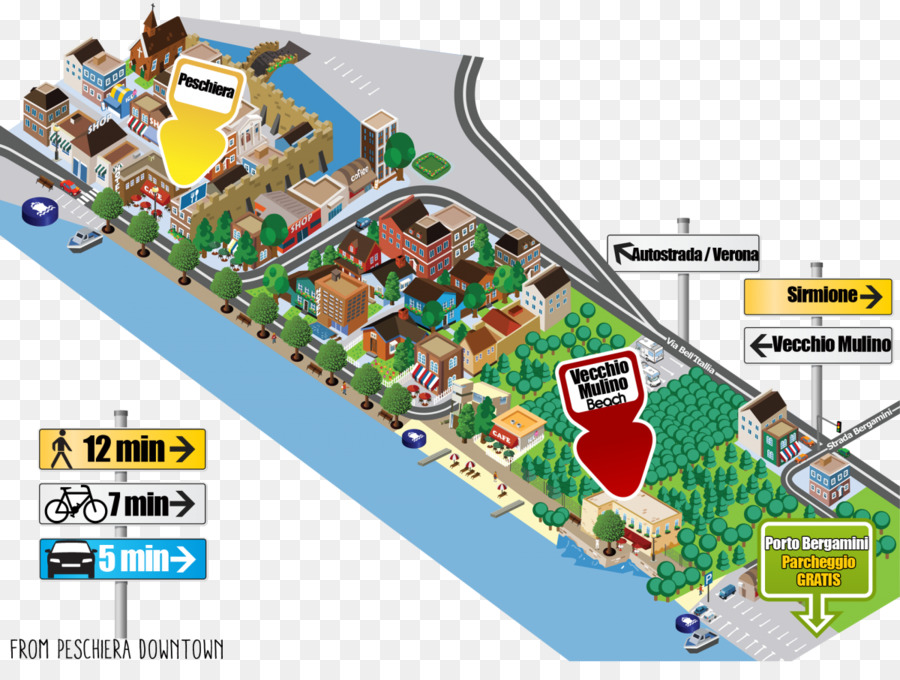 Urban design Ricreazione Mappa - ristorante menu in spagnolo