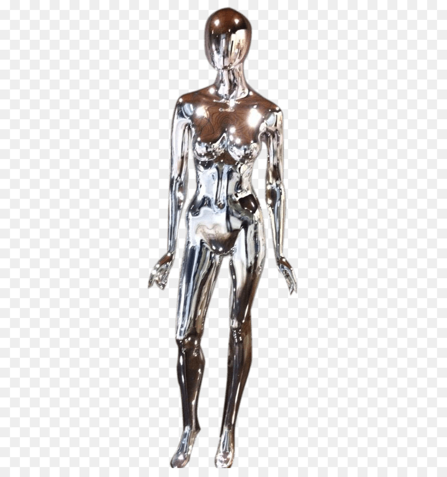Bronze Skulptur Figur Skulptur der Klassik - verchromt