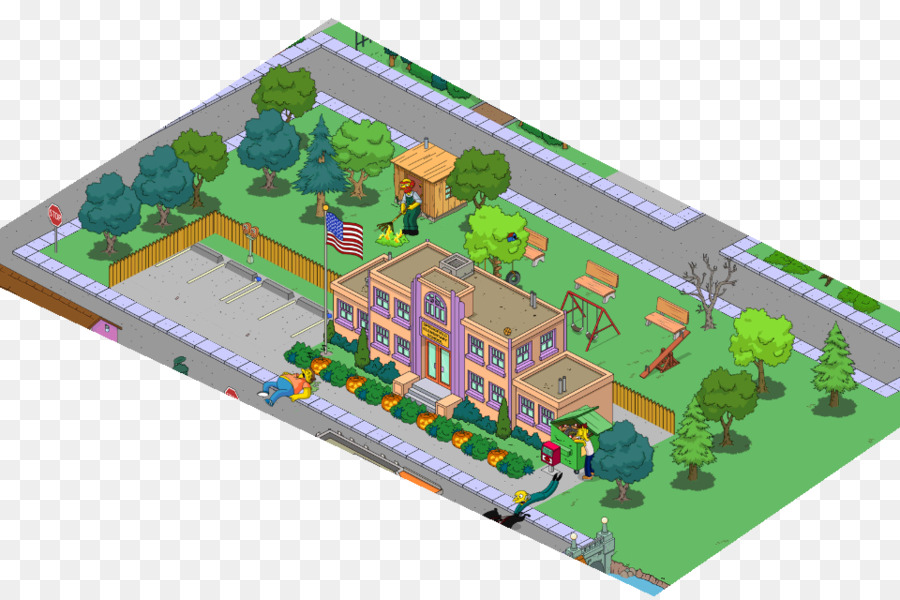 Die Simpsons: Tapped Out Schule ProBoards Urban design - Design