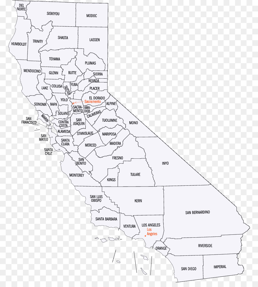 Southern California, Northern California World map Zip Code - Anzeigen