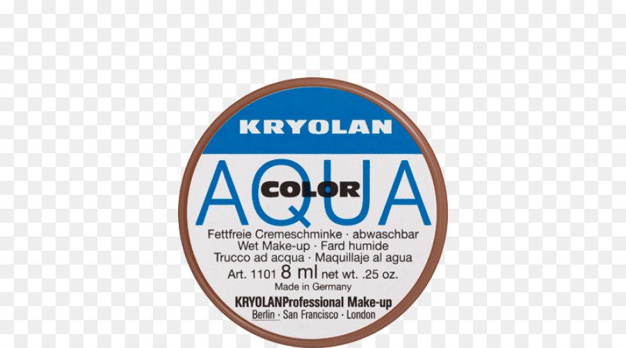 Kryolan Aqua Colore Cosmetici Blu - AQUACOLOR