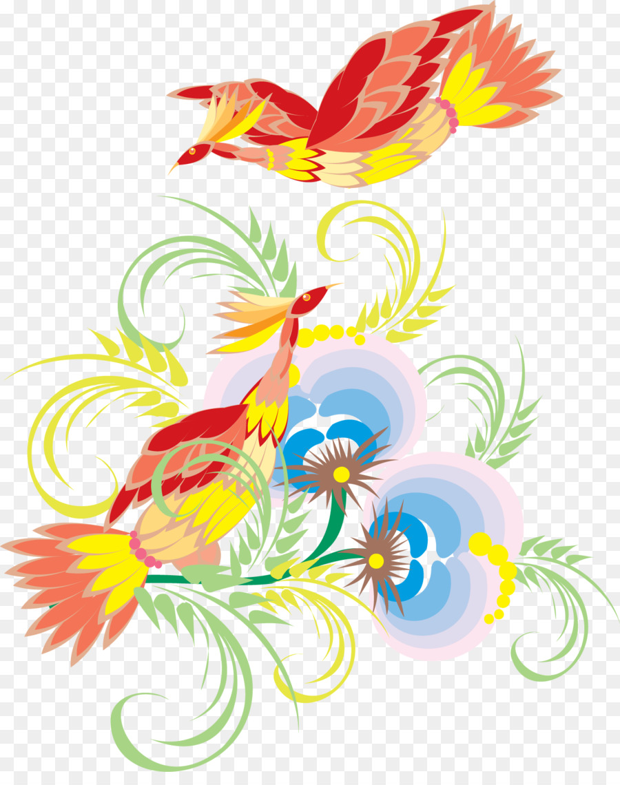 Firebird Vẽ Clip nghệ thuật - con chim