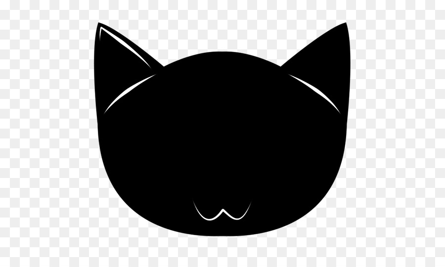 Whiskers Cat Black Silhouette tierarztpraxis Jan Verbeke - Katze