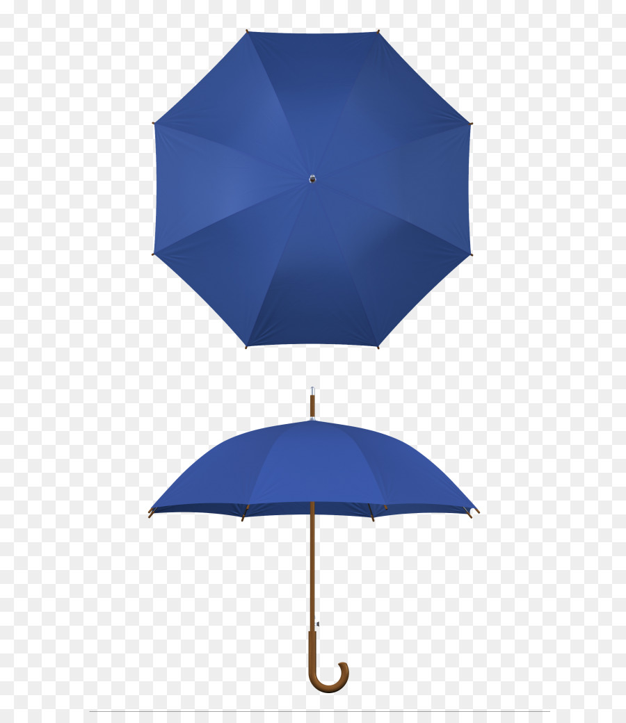 Sonnenschirm Royal blue Azure Schatten - Regenschirm