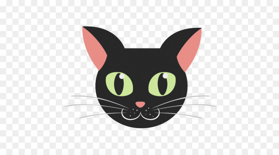 Schwarze Katze Zeichnung Clip art - Katze