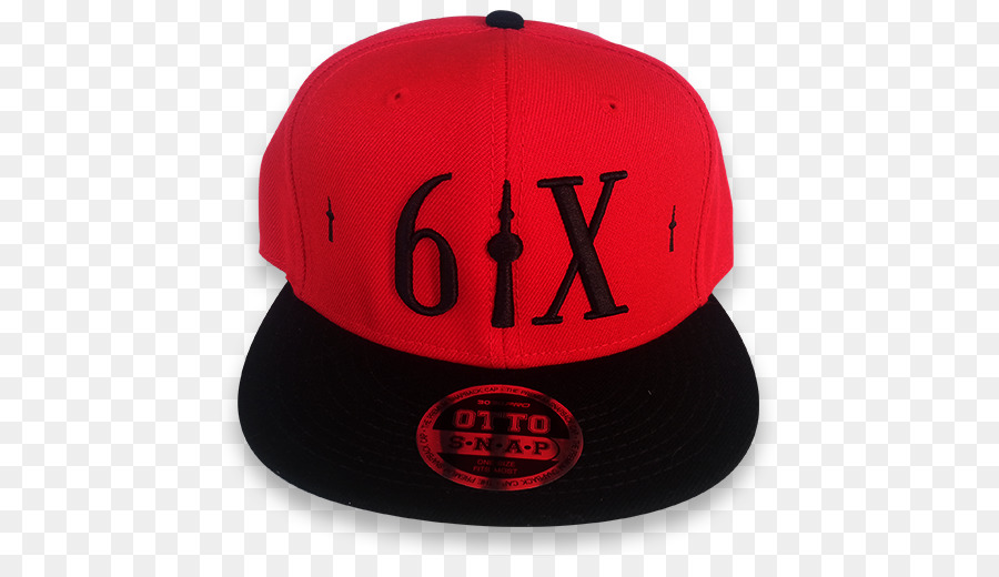 Berretto da Baseball Del 6ix Centro Benessere Ricamo Cappello Rosso - berretto da baseball