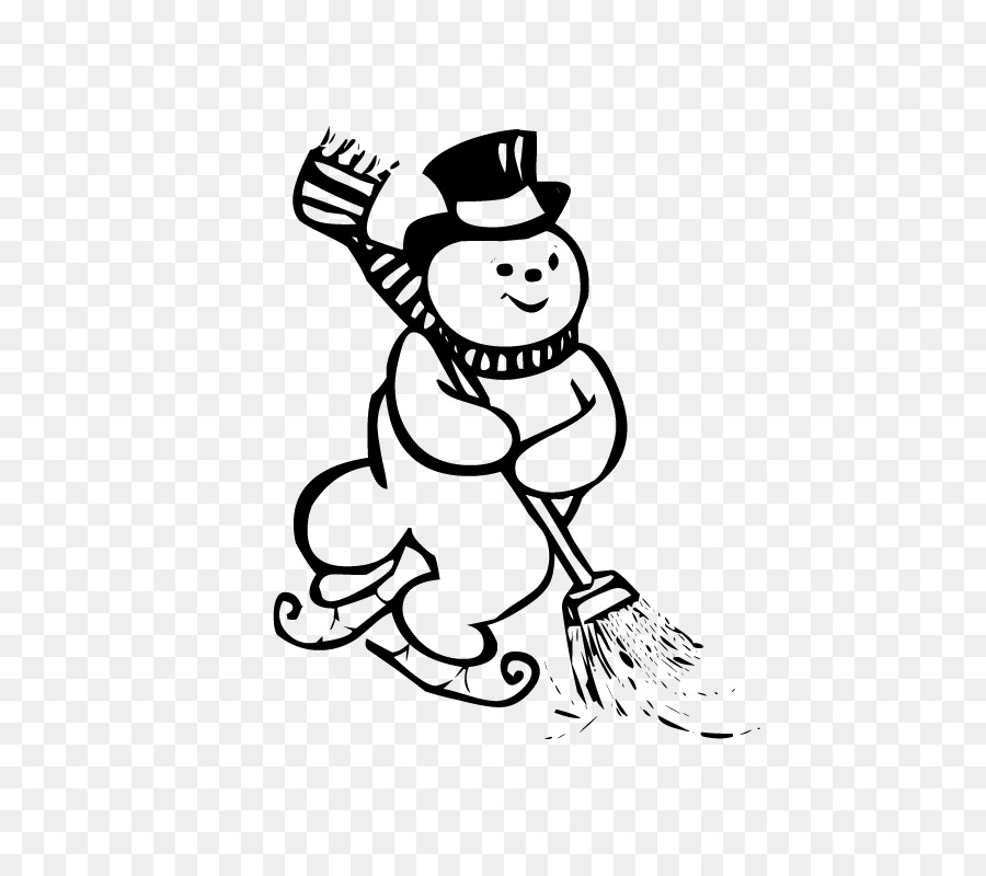 Màu cuốn sách Snowman Vẽ Con Kleurplaat - người tuyết vui vẻ
