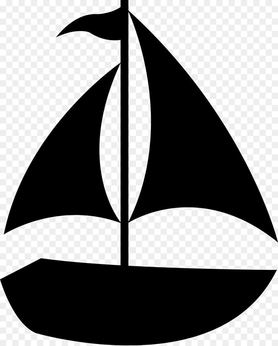 Barca a vela Silhouette Clip art - silhouette
