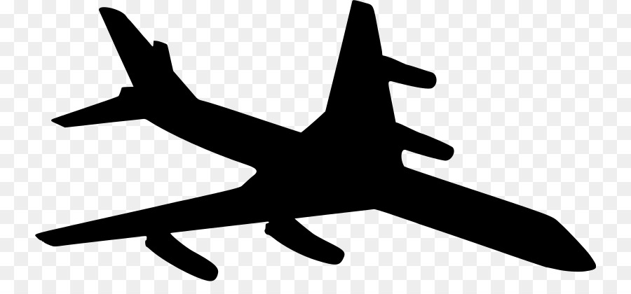 Flugzeug-Flugzeug-Silhouette Air Transport - Flugzeug