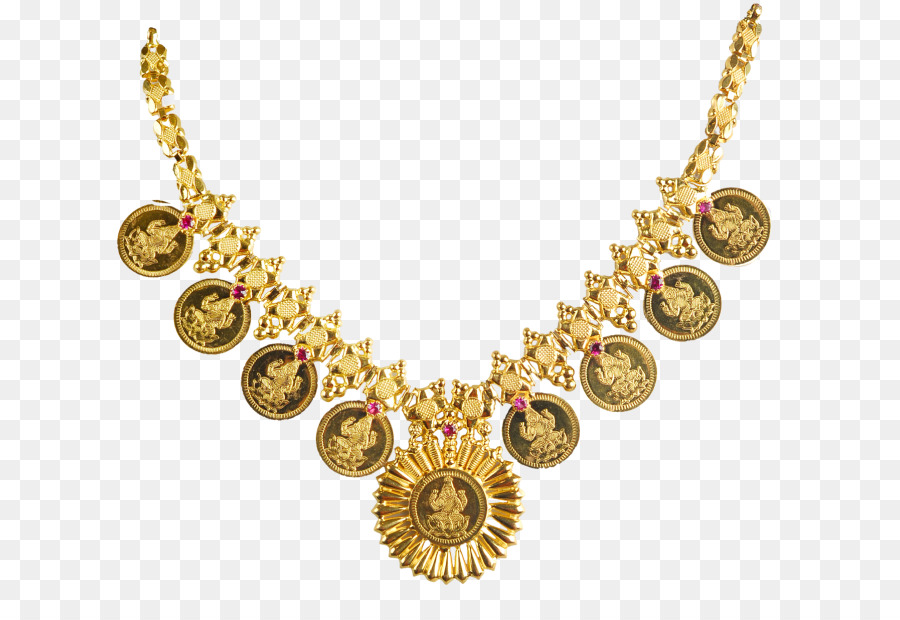 Medaillon Halskette Ohrring Schmuck Gold - Halskette