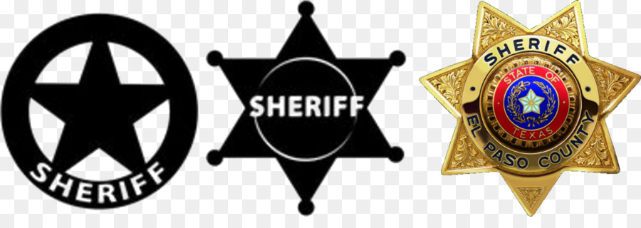 Abzeichen Sheriff-Polizei Emblem-amerikanischen frontier - Sheriff Stern