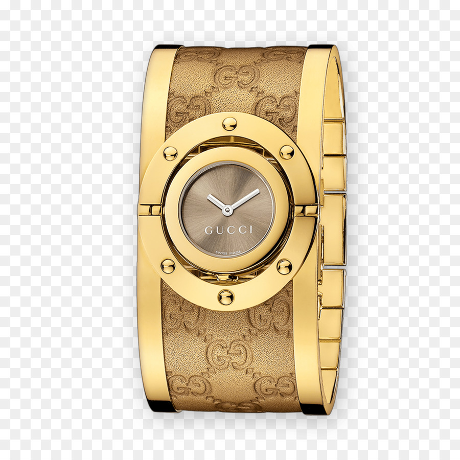 Gucci Dive-Quarz-Armband-Gold Frau - wirbelt