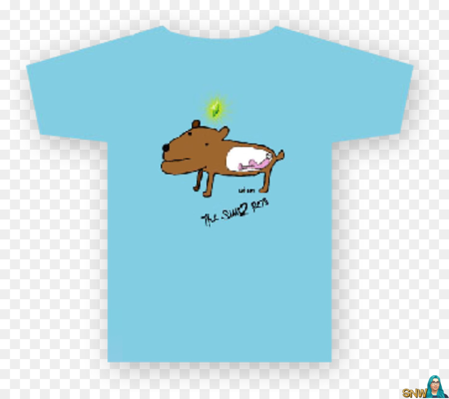 T-shirt für Die Sims 2: Haustiere Ärmel Thailand Marke - T Shirt