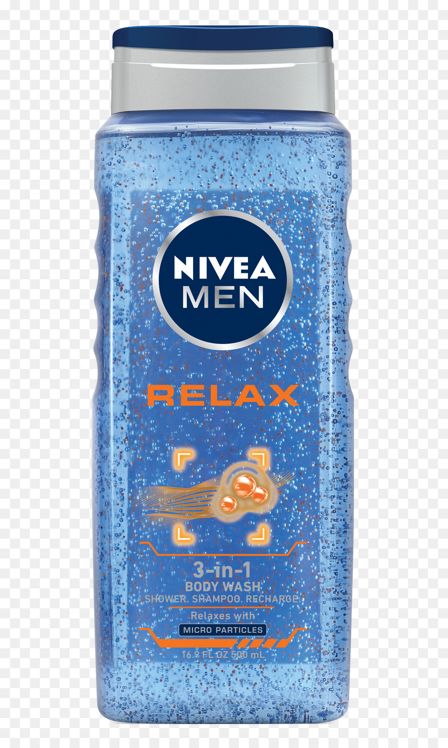 NIVEA Men Sensitive 3-In-1 Body Wash gel Doccia Shampoo, balsamo per Capelli - shampoo