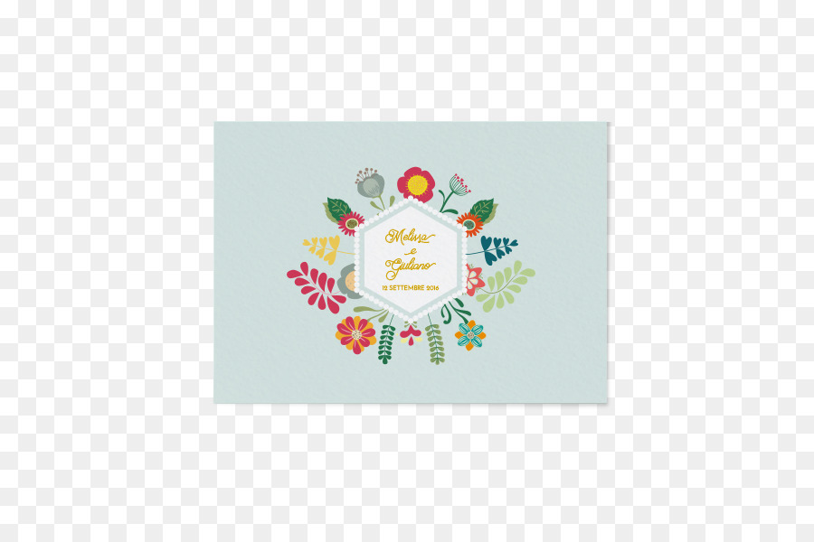 Wedding Flower Card