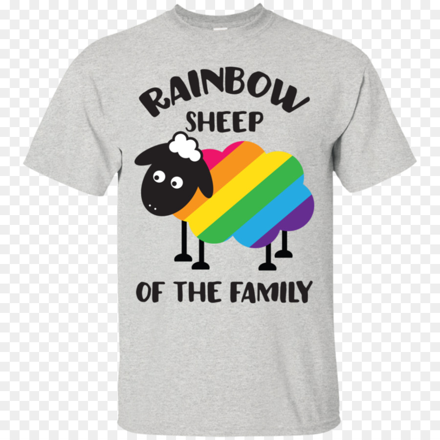 T-shirt Felpa Pecore Arcobaleno Negozi - pecore materiale