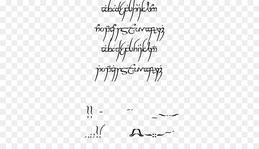 Elbische Sprachen Handschrift Logo Schriftart - Elder Futhark